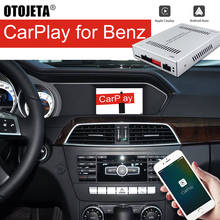 Pantalla de actualización de Apple CarPlay para coche, Unidad Principal Multimedia con GPS, Audio, Android, para Benz C200, C180, B200, B180, A200, A180, Clase A/B/C 2024 - compra barato