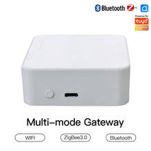 Puerta de enlace multimodo Tuya, WiFi, Bluetooth, Zigbee, comunicación multiprotocolo, Control por aplicación remota smart Life 2024 - compra barato