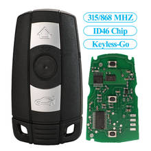 Jingyuqin Keyless-Go Inteligente chave do carro 868MHz ID46 PCF7953 Chip para BMW 3 Series 5 CAS3 X5 X6 Z4 Remoto de acesso Comfort mãos-livres 2024 - compre barato