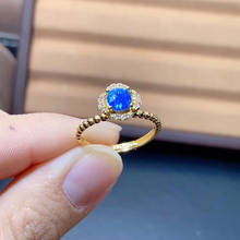Anillo de ópalo Natural y Real para mujer, anillos de compromiso de boda, anillo de Plata de Ley 925 2024 - compra barato