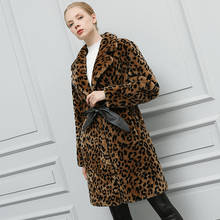 Novo sobretudo de lã de leopardo feminino, casaco unissex de lã macia para outono e inverno plus size 5xl 2021 2024 - compre barato
