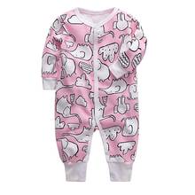 Wholesale2020 Baby Romper Long Sleeves 100% Cotton Baby Pajamas Cartoon Printed Newborn Baby Girls Boys Clothes 2024 - buy cheap