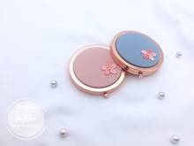 Mini Makeup Mirror Cosmetic Compact Portable Pretty 2024 - buy cheap