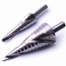 2PCS High-speed Steel Step Drill Bits Triangle Shank Spiral Groove HSS Step Drills 4-12mm 4-32mm for Aluminum Stainless Steel 2024 - buy cheap