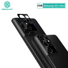 Объектив задней камеры для Samsung Galaxy S21 Ultra 5G закаленное стекло Nillkin защита для камеры HD AR пленка для Samsung S21 Plus S21 + 2024 - купить недорого