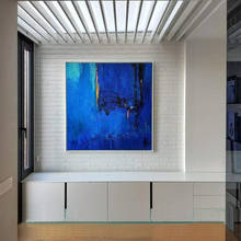 Indigo Wall Art Navy Blue Abstract Art Original Artwork Unique Painting Abstract Art Abstract Painting Ocean Simple Abstract Art 2024 - buy cheap