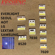 50-100pcs FOR LG Innotek Lextar UNI SAMSUNG SEOUL LED Backlight 0.5W 1W 1.5W 7020 7030 8520 3V 6V Cool white 40LM TV Application 2024 - buy cheap