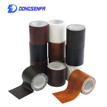 Dong senfa-rollo de cinta adhesiva de grano de cuero y madera, cinta decorativa de reparación de línea de patadas de suelo de muebles y sofá, 5,7 cm x 4,6 M, 1 unidad 2024 - compra barato
