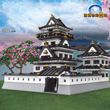 Molde rei moc arquitetura streetview bloco de construção o himeji castelo modelo conjuntos montagem tijolos crianças brinquedos diy presentes natal 2024 - compre barato