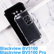 Capa ultrafina de silicone macio, capa traseira para blackview bv5100 pro, capa de celular tpu com 5.7" 2024 - compre barato