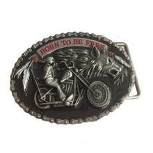 Hebilla ovalada 3D para cinturón de motocicleta para hombre y mujer, accesorios para Vaqueros, 4cm de ancho 2024 - compra barato