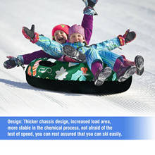 Super 47'' Inflatable Snow Sled Floated Skiing Board Ski Circle for Kids Adults Heavy Duty Snow Tube Winter Snow Toy 2021 Gift 2024 - buy cheap