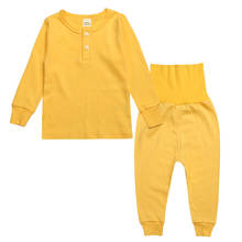 Baby Kids Pajamas Sets Cotton Boys Sleepwear Suit Autumn Children Clothing Girls Pajamas Long Sleeve Pijamas Tops Pants Suits 2024 - buy cheap