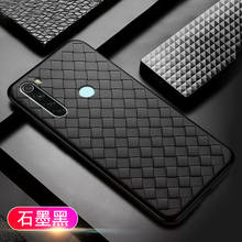 Funda de lujo para Xiaomi Redmi Note 8T, carcasa trasera protectora suave y delgada con tejido de rejilla para Xiaomi redmi Note 8t 2024 - compra barato