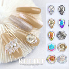 Misscheering-pegatinas de diamantes de imitación de corazón para decoración de uñas, accesorios redondos para manicura, 2021, 1 ud. 2024 - compra barato