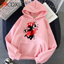 Haikyuu Karasuno Fly High hoodies male Korea streetwear men sweatshirts grunge streetwear 2024 - buy cheap