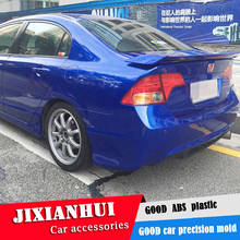 Cívica Spoiler 2006-Honda Civic 2011 Spoiler DYAW Material plástico ABS alerón trasero de coche Color Spoiler trasero 2024 - compra barato