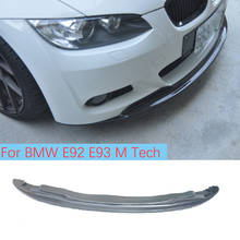 Real Carbon Fiber / FRP Front Bumper Lip Spoiler Protector For BMW 3 Series E90 E92 E93 M-Tech 2005-2009 Car Styling 2024 - buy cheap