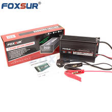 FOXSUR Motorcycle Car battery fast charger 12v 10A/20A 7-stage lead acid high power smart charger 2024 - buy cheap