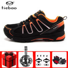 Tiebao-zapatillas de ciclismo de ocio para hombre, calzado deportivo para Bicicleta de montaña y carretera, color naranja, Unisex 2024 - compra barato