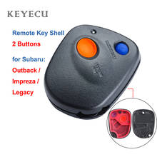 Keyecu for Subaru Legacy Impreza Outback Replacement 2 Buttons Remote Car Key Shell Case Cover 1999 2000 2001 2002 2003 2004 2024 - buy cheap