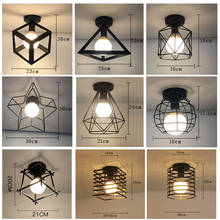 Suporte de luminária de teto, moderno, nórdico, preto, ferro forjado, e27, led, luminária, pendente
