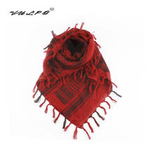 Vulpo tático airsoft militar multifunction cachecol xale árabe keffiyeh cachecóis moda cachecol para a caça caminhadas 2024 - compre barato