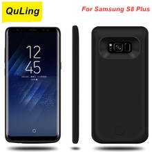 QuLing-funda de batería de 6500 Mah para Samsung Galaxy S8 Plus, carcasa de batería, cargador de Banco de energía para Samsung Galaxy S8 Plus 2024 - compra barato