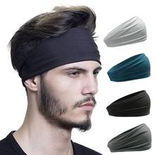 Absorbent Cycling Yoga Sport Sweat Headband Men Sweatband For Men and Women Yoga Hair Bands Head Sweat Bands Sports Safety 2024 - buy cheap