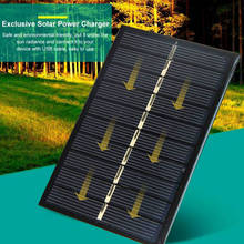 Painel solar de energia externa, carregador solar preto, durável, acessório de acampamento, para viagem ao ar livre 2024 - compre barato