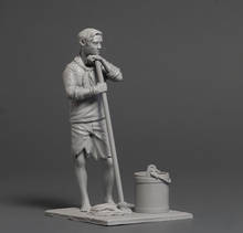 Unassambled 1/24 ancient man stand with base    Resin figure miniature model kits Unpainted 2024 - buy cheap