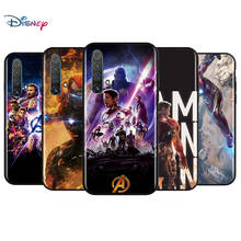 Funda de silicona negra de Iron Man, vengadores de Marvel para Realme 2, 3, 3i, 5, 5S, 5i, 6, 6i, 6S, 7, Global, X7 Pro, 5G 2024 - compra barato