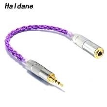Haldane HIFI 2.5mm TRS 3pin Male to 3.5mm Stereo 3pin Female Hi-End Audio Adapter 2.5mm to 3.5mm Silver Plated Cable Connector 2024 - buy cheap