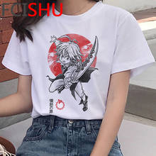 Camiseta death note sete pecados capitais, metálica alquimísta a promessa gelo, roupas masculinas e casal impressão harajuku kawaii 2024 - compre barato