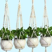 Hot sales 100% handmade macrame plant hanger flower /pot hanger for wall decoration countyard garden 2024 - buy cheap