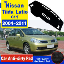 For Nissan Tiida C11 2004~2011 Anti-Slip Mat Dashboard Cover Pad Sunshade Dashmat Accessories Tiida Latio Versa Trazo Sedan 2006 2024 - buy cheap