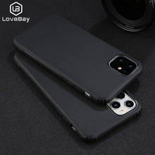 Lovebay Solid Color Shockproof Phone Case For iPhone 11 Pro Max X XS XR Xs Max Soft TPU Silicone Cover For iPhone 6 6s 7 8 Plus 2024 - buy cheap