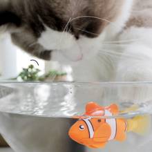 MPK Vibrating Cat Toy Battery-Powered Fish, Cat Play Toy Cat Fish Clownfish Angelfish Many Colors Available 2024 - купить недорого