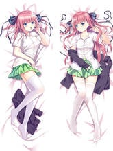 Новинка 2019-февраль аниме Quintuplets Nakano Nino Itsuki Dakimakura наволочка для тела обнимающая наволочка для тела 2024 - купить недорого