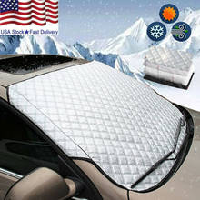 Capa para pára-brisas tela da janela do carro sol geada gelo neve poeira protetor 2024 - compre barato