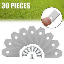 30pcs Stainless Steel Trimmer Blades Cutter Piece Spare Part for Gardena Robotic Lawnmower Replacement 2024 - buy cheap