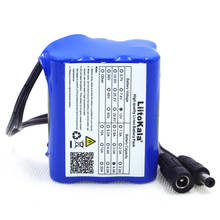 Liitokala 12v 4.4 ah 4400mah 18650 bateria recarregável 12v + placa de proteção do bloco da bateria do lítio do pwb 2024 - compre barato