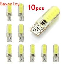 10PCS T10 W5W LED car interior light COB silicone auto Signal lamp 12V 194 501 Side Wedge parking bulb for lada car styling 2024 - buy cheap