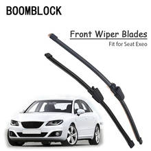 BOOMBLOCK для Seat Exeo 2008-2013 лобовое стекло автомобиля мягкие резиновые щетки стеклоочистителя Arm Kit оригинальные аксессуары для кистей от дождя 2024 - купить недорого