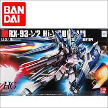 Bandai-figuras de acción de Gundam, modelo HG 1/144, RX-93V2, Hi-V, NU GUNDAM, montar 2024 - compra barato