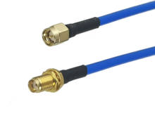 1Pcs RG402 0.141" SMA Male Plug to SMA Female Bulkhead Connector RF Coaxial Jumper Pigtail Bule Semi Flexible Cable 4inch~10M 2024 - buy cheap