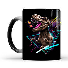 350ml Dinosaur Tyrannosaurus Rex Color Changing Mug Creative Heat Reveal Magic Mugs Ceramic Tea Milk Cups Gift for Child 2024 - buy cheap