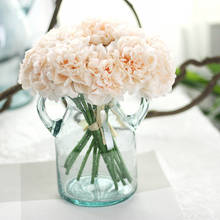 5Heads/bouquet Artificial Silk Peony Fake Hydrangea Flower DIY Scrapbook Floral Bridal Bouquet Wedding Festival Home Decoration 2024 - buy cheap