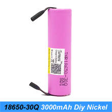 Turmera 15A Soldering Nickel 18650 30Q 3000mAh Battery for 12V 16.8V 18V 25V Electric Drill Screwdriver Batteries and E-bike Use 2024 - buy cheap