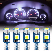 5 шт. T5 W3W светодиодные лампы для приборной панели автомобиля для Ford Focus 2 3 Mondeo Ecosport Kuga Mk4 Fiesta Mustang Mk3 Fusion 2024 - купить недорого